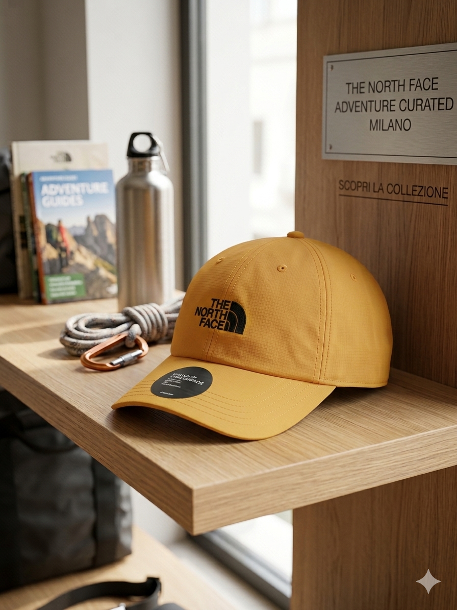 Casquette The North face imperméable jaune