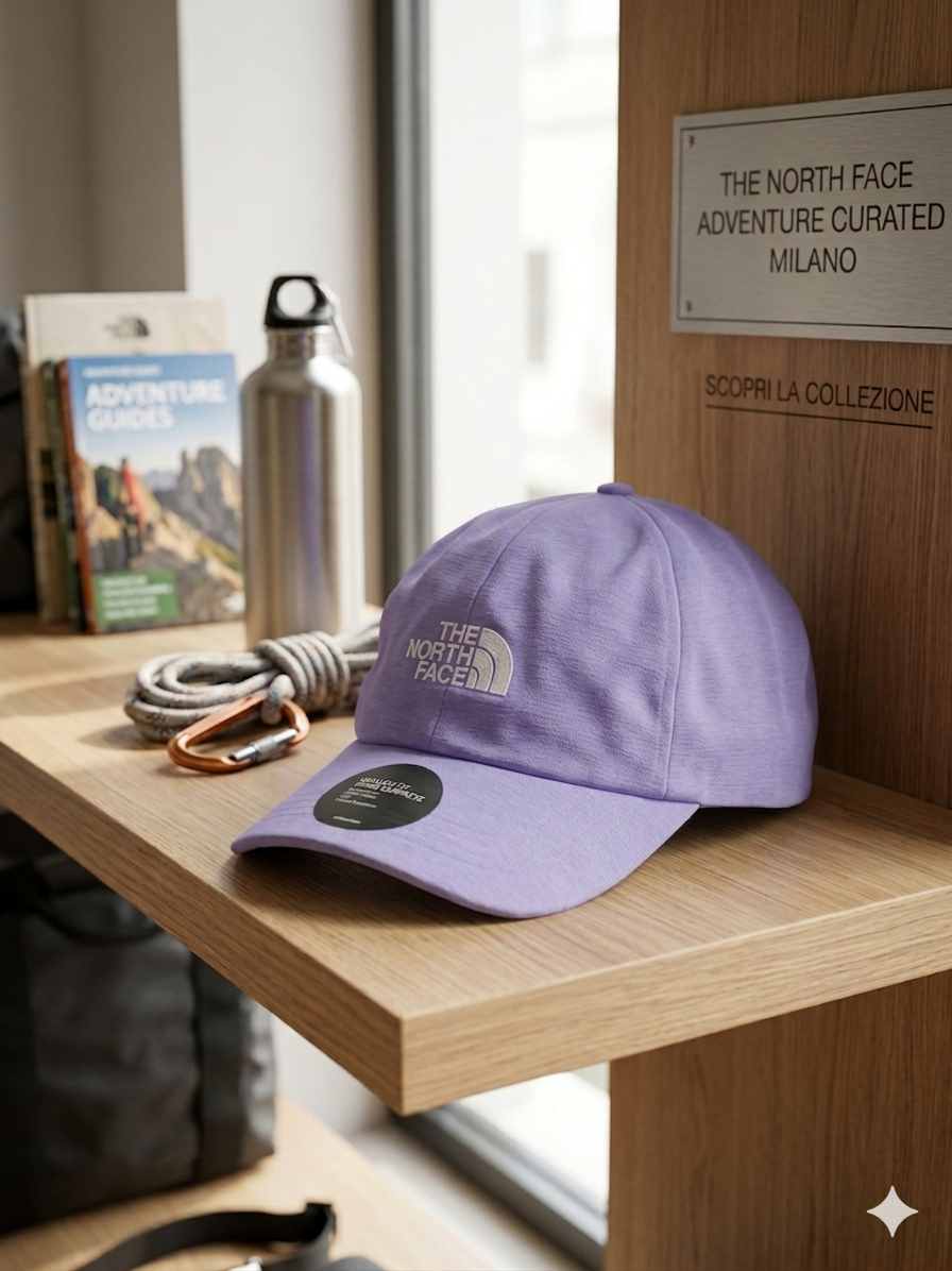 Casquette The North face imperméable violet