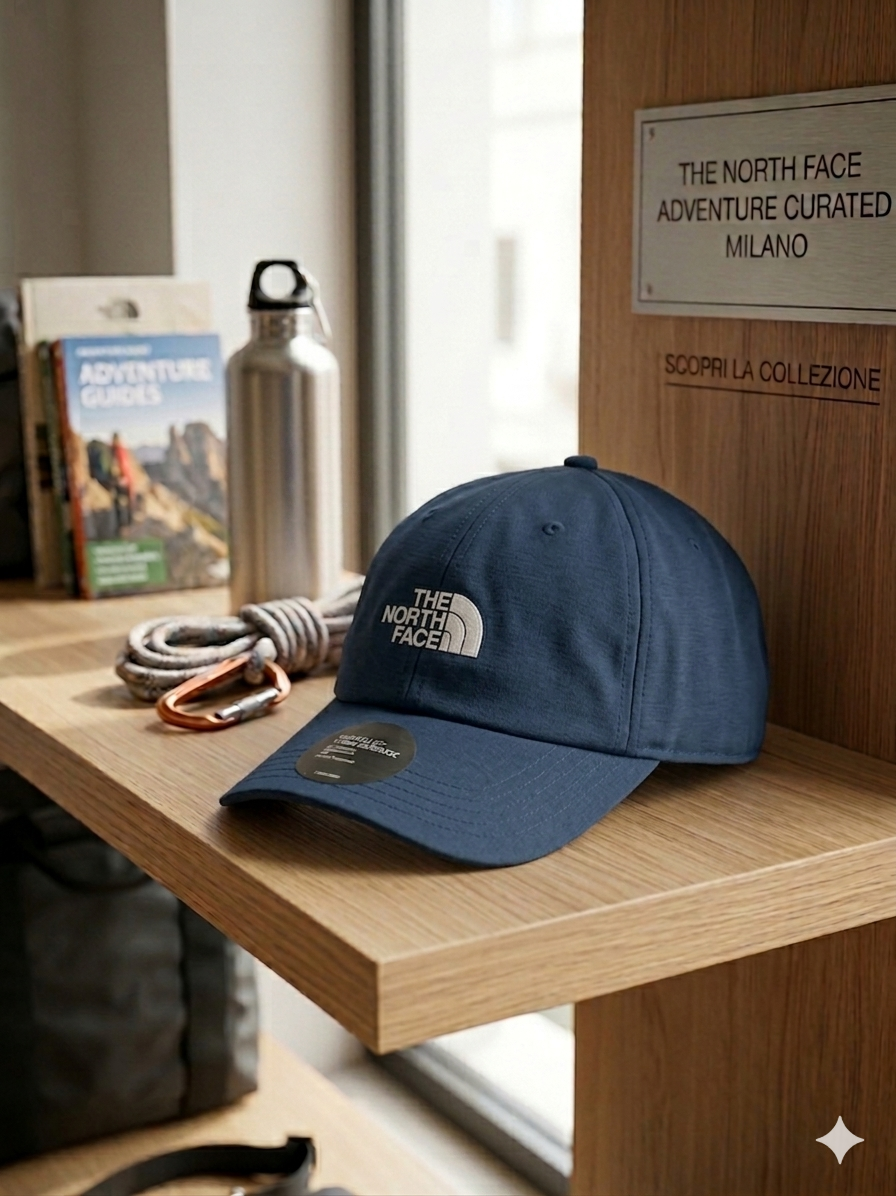 Casquette The North face imperméable blue nuit