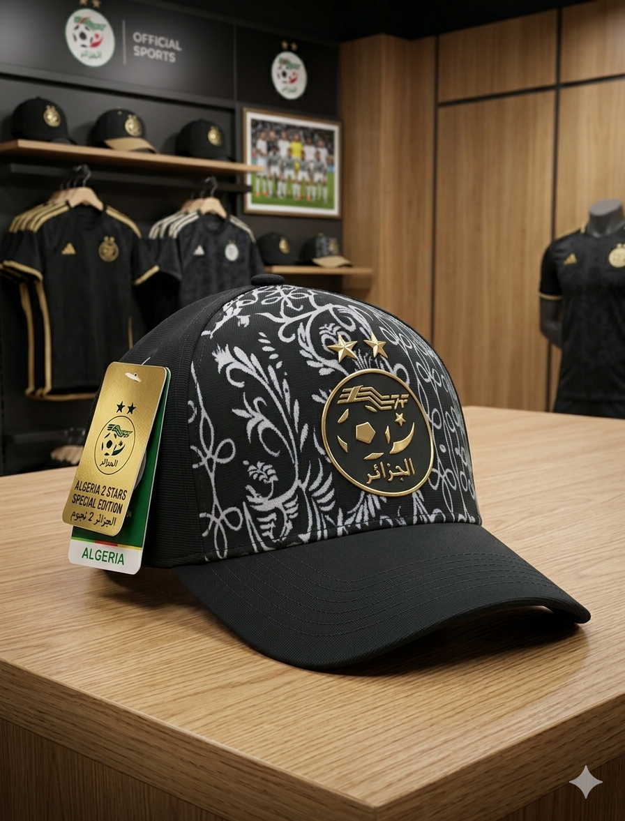 Casquette Algeria 2026 Noir